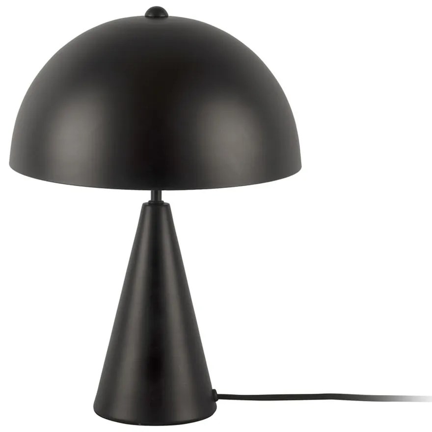 Czarna lampa stołowa Leitmotiv Sublime, wys. 35 cm