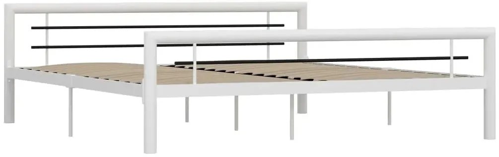 Białe metalowe łóżko 160 x 200 cm K8-Z44
