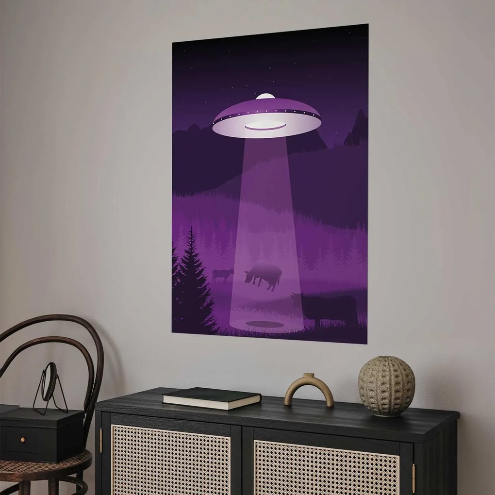 Plakat Ufo 21x30 cm bez ramy bez marginesu ARTGEIST B