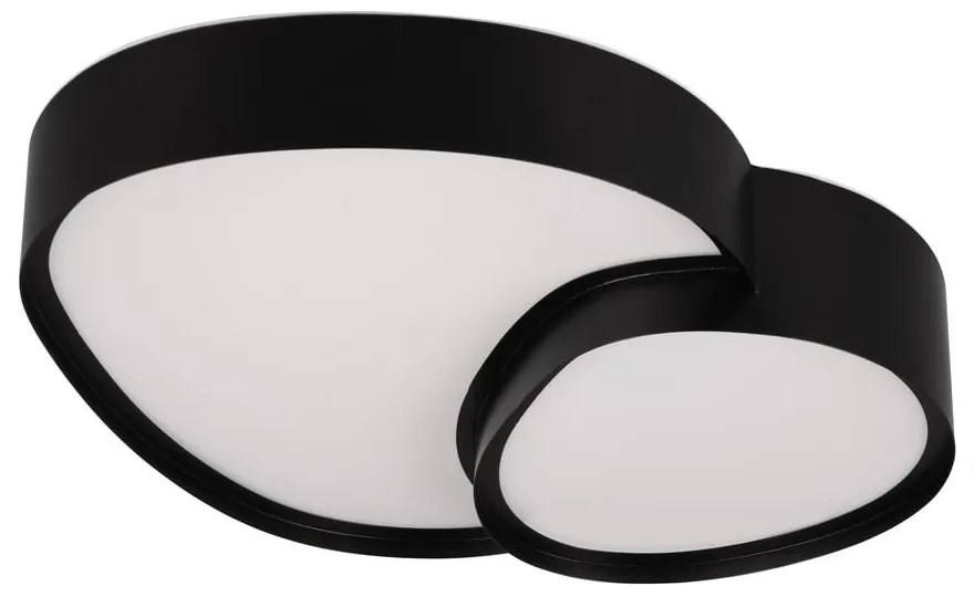 Czarna lampa sufitowa LED 36x43.5 cm Rise – Trio