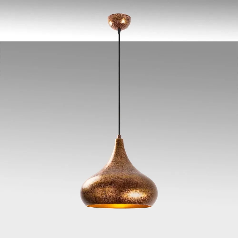 Lampa wisząca z metalowym kloszem ø 26 cm Muba – Opviq lights