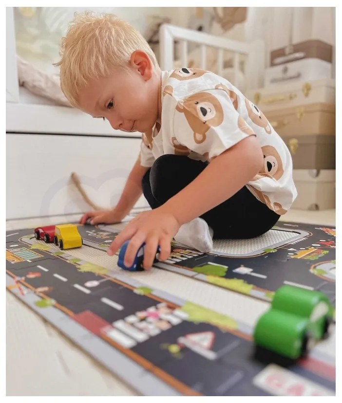 Tooky toy droga puzzle dla dzieci autostrada makieta 21 el. certyfikat fsc