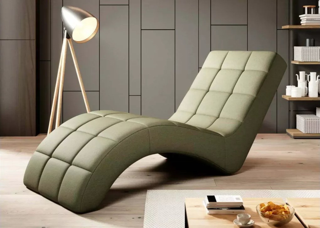 Nowoczesny szezlong tapicerowany Laguns chesterfield