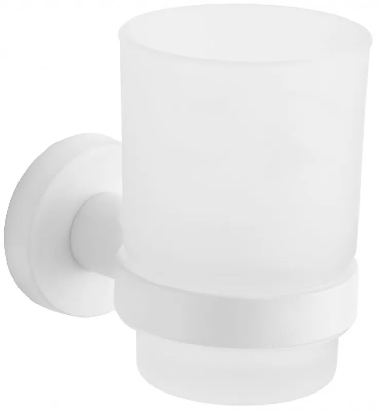 Mexen Remo kubek na szczoteczki, biały - 7050738-20