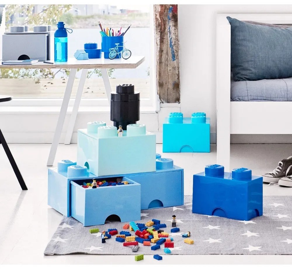 Niebieska butelka podróżna LEGO®, 500 ml