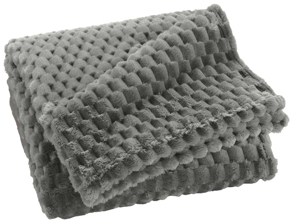 Narzuta flanelowa 125 x 150 cm FROSTY