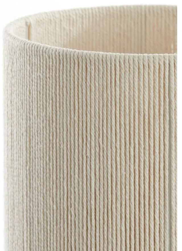 Lampa stołowa w naturalnym kolorze z tekstylnym kloszem (wysokość 50 cm) Dania – Light &amp; Living