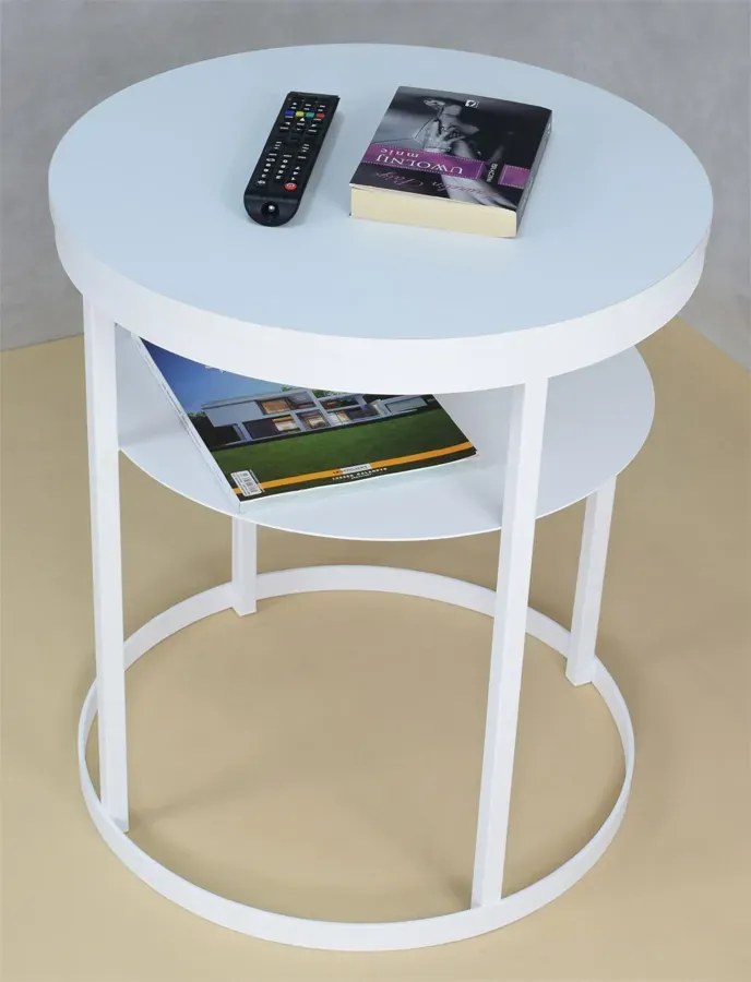 Okrągły stolik kawowy wysoki 60 cm F8-T84