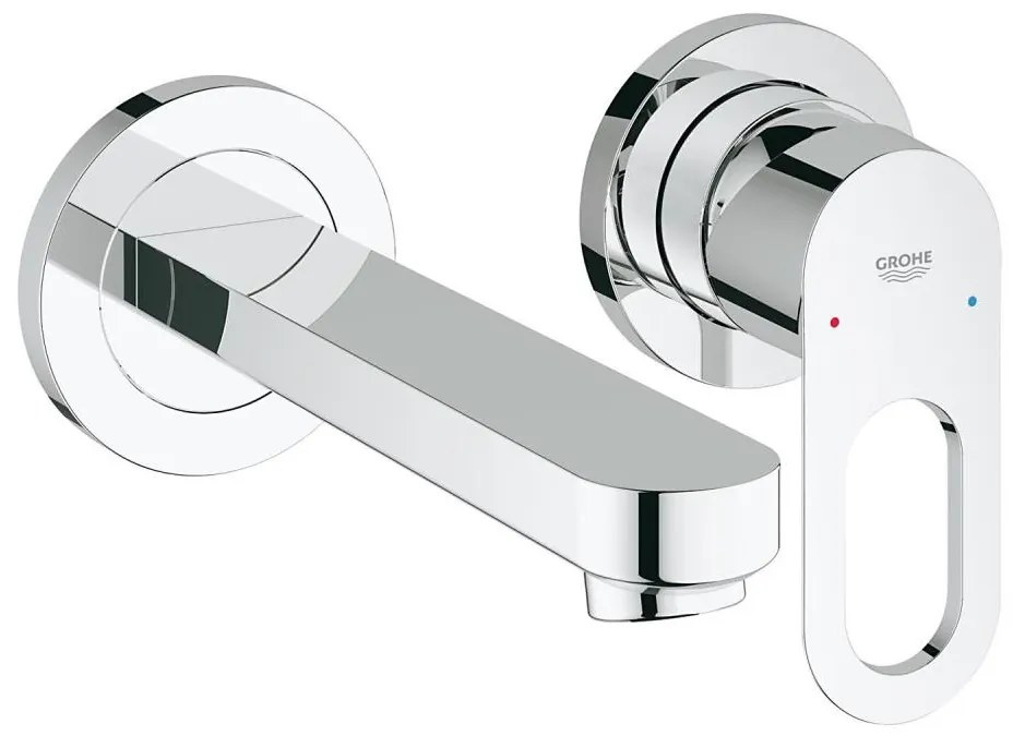 GROHE 20289000 - Bateria umywalkowa dwuotworowa BAULOOP 110 mm chrom błyszczący