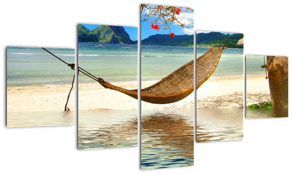 Obraz - Relaks na plaży (125x70 cm)