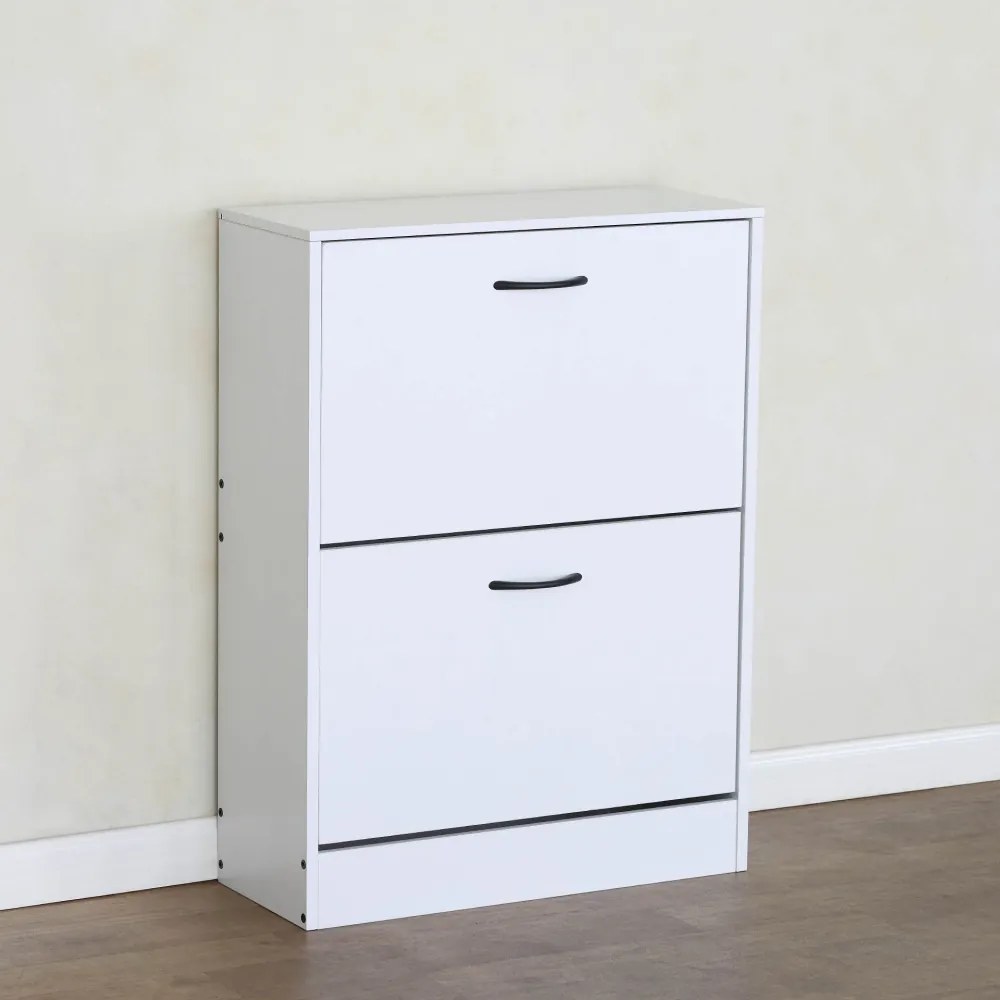 Szafka na buty BOTNIX, 2 półki, biały