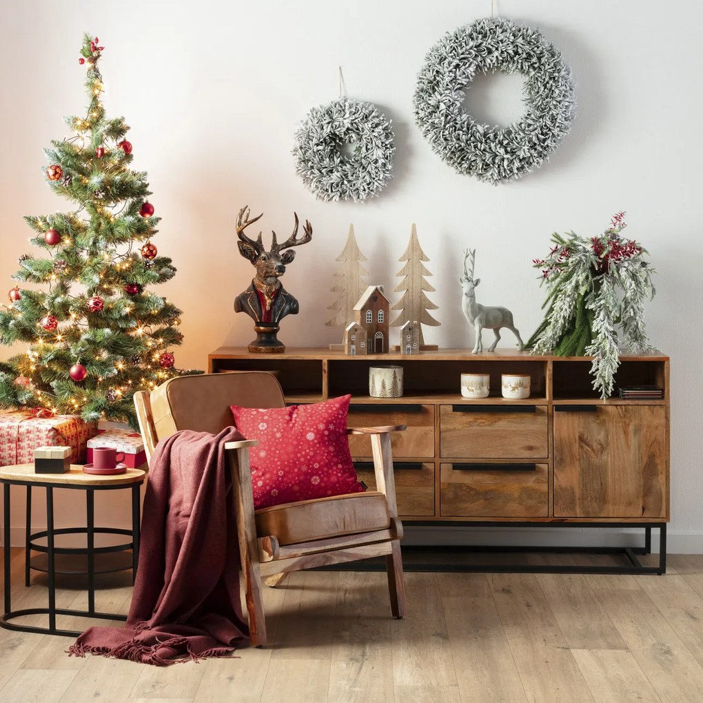 Wianek White Christmas ⌀40cm