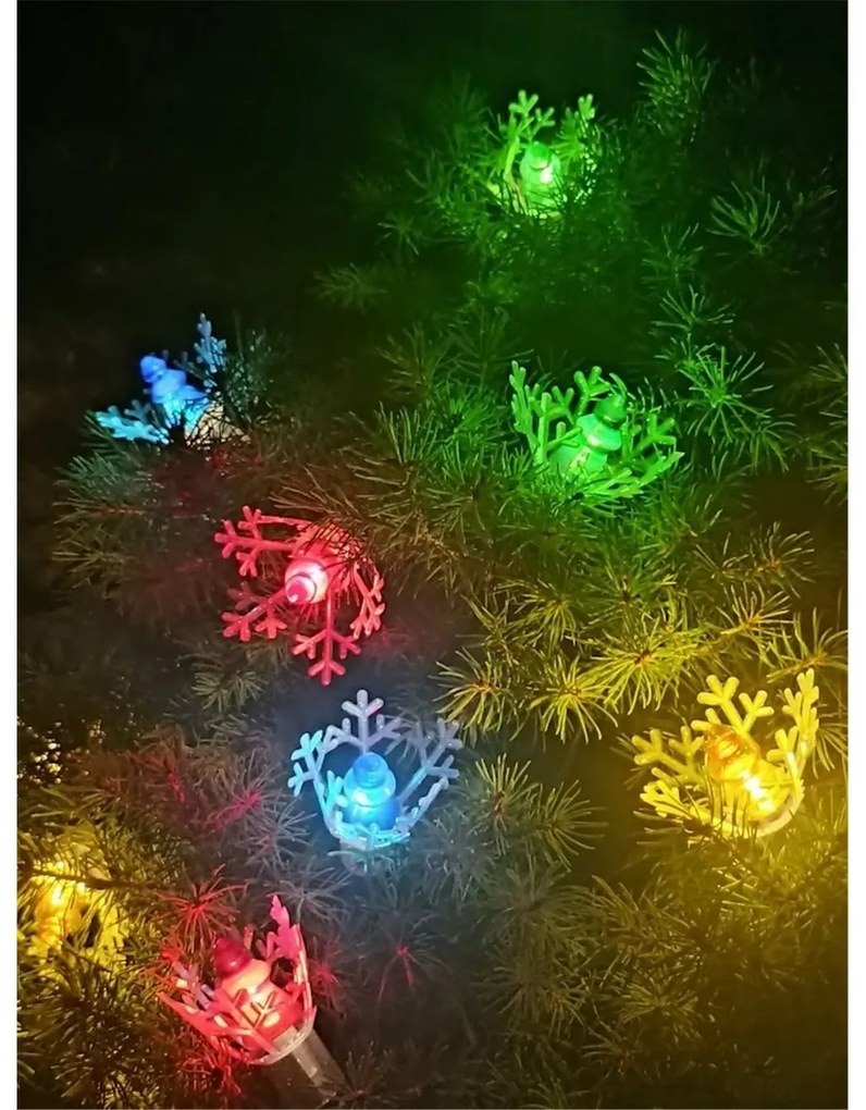 Łańcuch świetlny Astra LED mini Choinka kolorowy, 20 żarówek