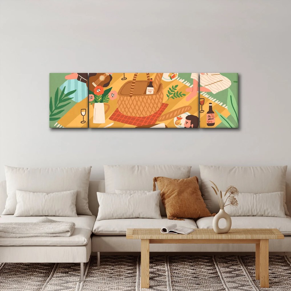 Obraz - Letnia miłość (170x50 cm)