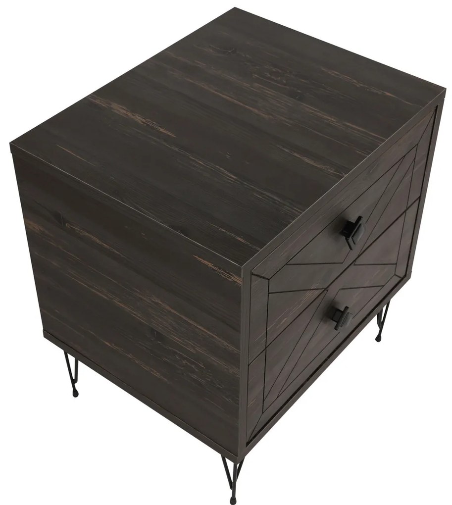 Stolik nocny Luna Dark Brown