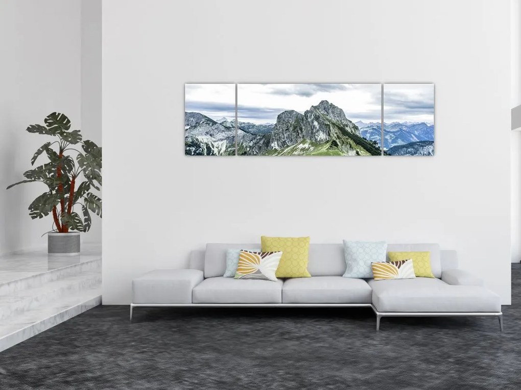 Obraz - Szczyty górskie (170x50 cm)