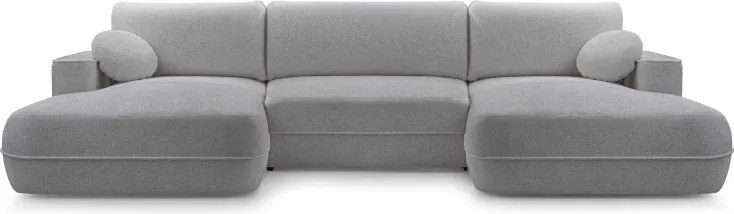 Narożnik FUEGO XL wolnostojący układ U z funkcją spania w tkaninie Bubble 06 DomoHome