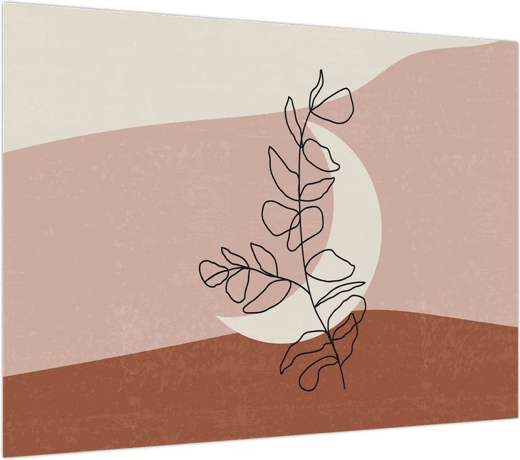Obraz - Boho leaves N⁰2 (70x50 cm)