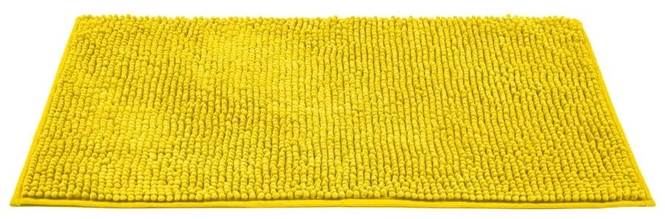 Żółty tekstylny dywanik łazienkowy 50x80 cm Chenille – Allstar