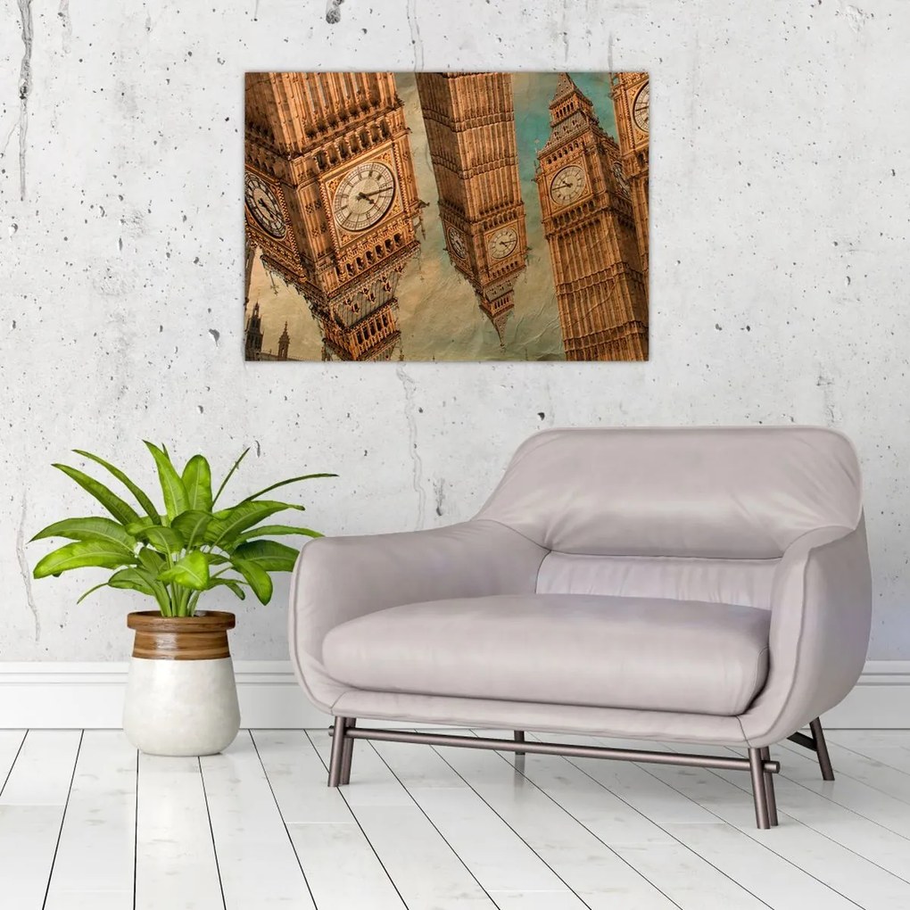 Obraz na szkle - Big Ben, Londyn (70x50 cm)