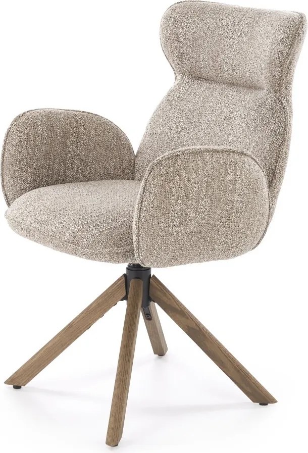 Krzesło do jadalni z obrotowym siedziskiem K585 Halmar