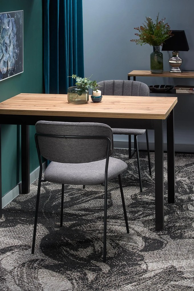 Nierozkładany stół w stylu industrialnym Cobalt