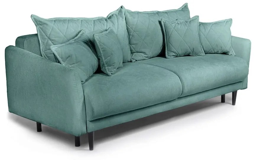 Turkusowa rozkładana sofa 215 cm Bjork – Bonami Selection