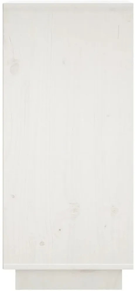 Biała drewniana szafka z półką H1-D67