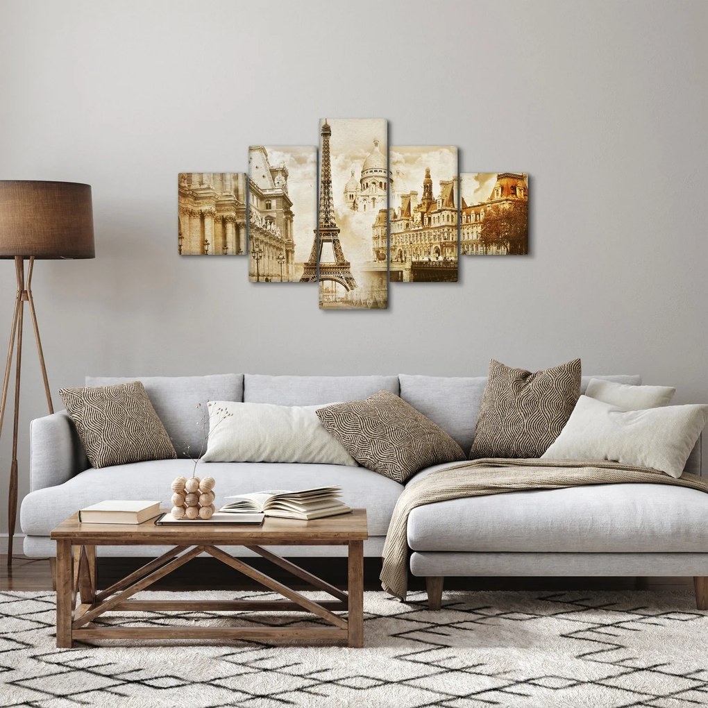 Obraz - Zabytki Paryża (125x70 cm)