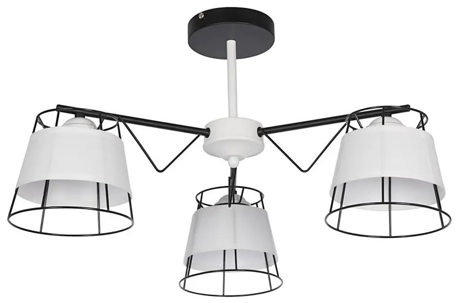 Żyrandol 3xE27/60W/230V biały