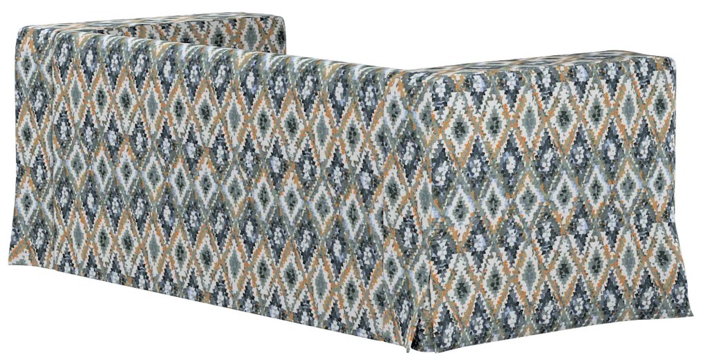 Pokrowiec na sofę Klippan 2-osobową długi z kontrafałdami