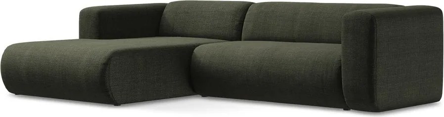 Zielony narożnik (lewostronny/z szezlongiem) Ekahi – Makamii