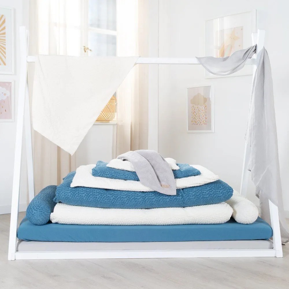 Kremowa pościel dziecięca do łóżeczka 80x80 cm Seashells – Roba