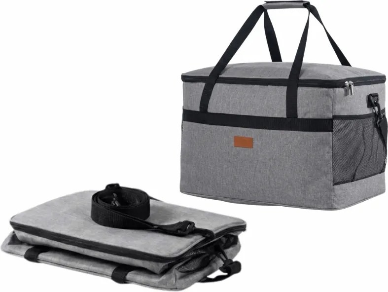 Podróżna torba termiczna CAMP TOUR 40L, szara