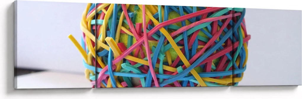 Obraz gumek (170x50 cm)