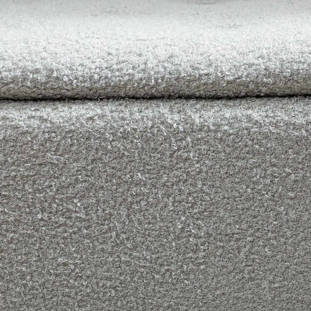 HOMCOM Ławka do Siedzenia z Przestrzenią do Przechowywania, do 120kg, Wygląd Aksamitu, 95x38x45cm, Szara