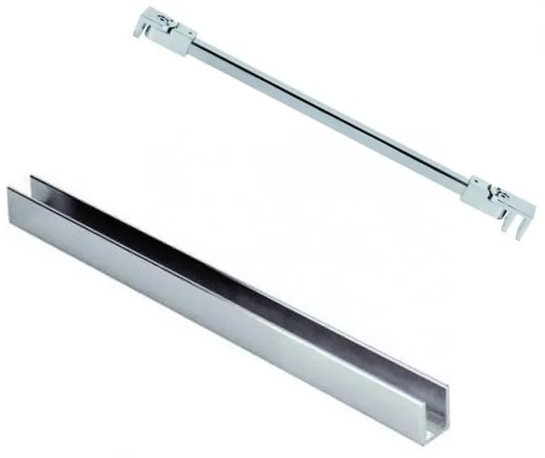 Ścianka prysznicowa WALK IN FIX przezroczysta półokrągła 8mm MOLIS CLEAR OVAL MASSI | rożne rozmiary : Kolor profili kabiny - złoty szczotkowany, Szerokość ścianki - 70 cm, Typ montażu - WALK in FIX (Do ściany)