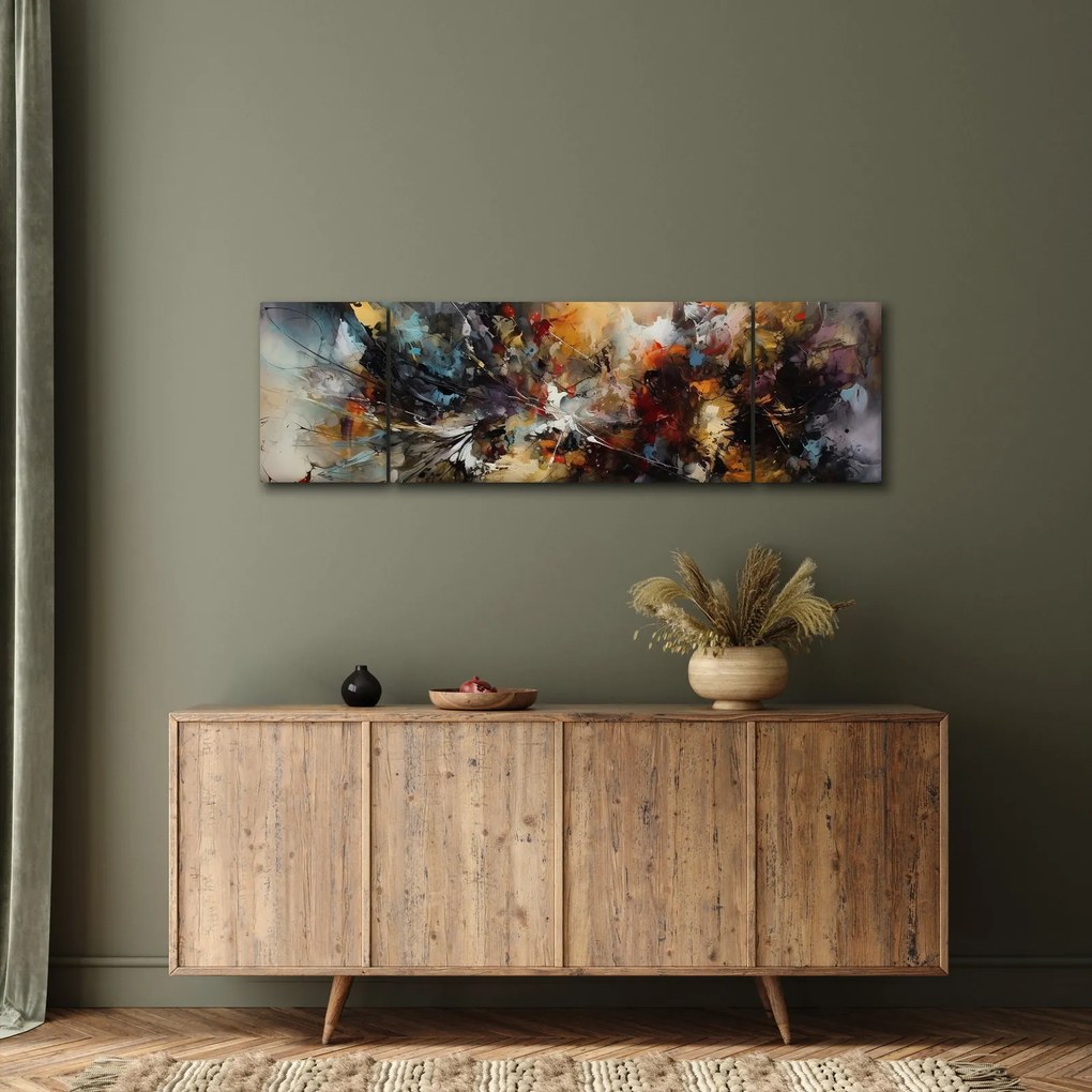 Obraz - Grafika abstrakcyjna (170x50 cm)