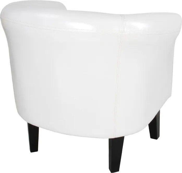 MIADOMODO Zestaw foteli Chesterfield, 58 x 71 x 70 cm, biały