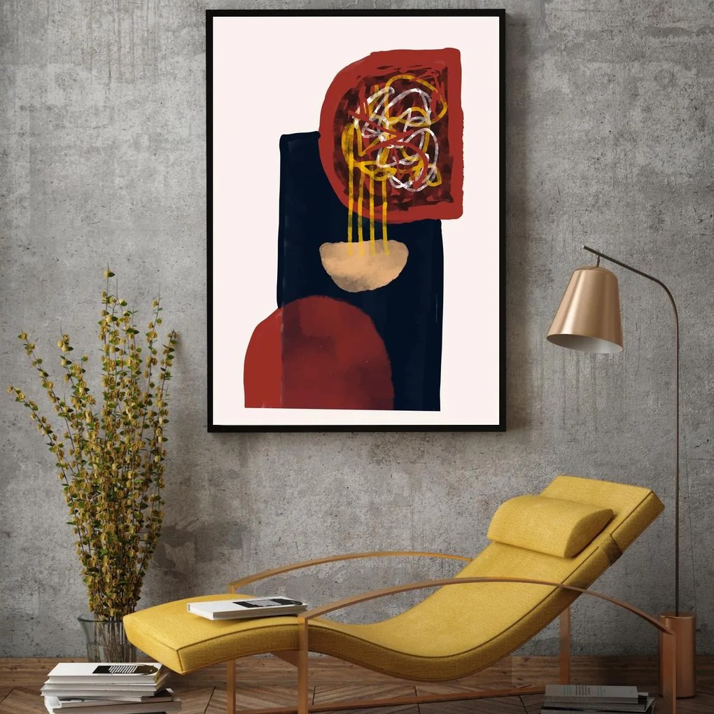 Plakat - Artystyczna abstrakcja (A4)