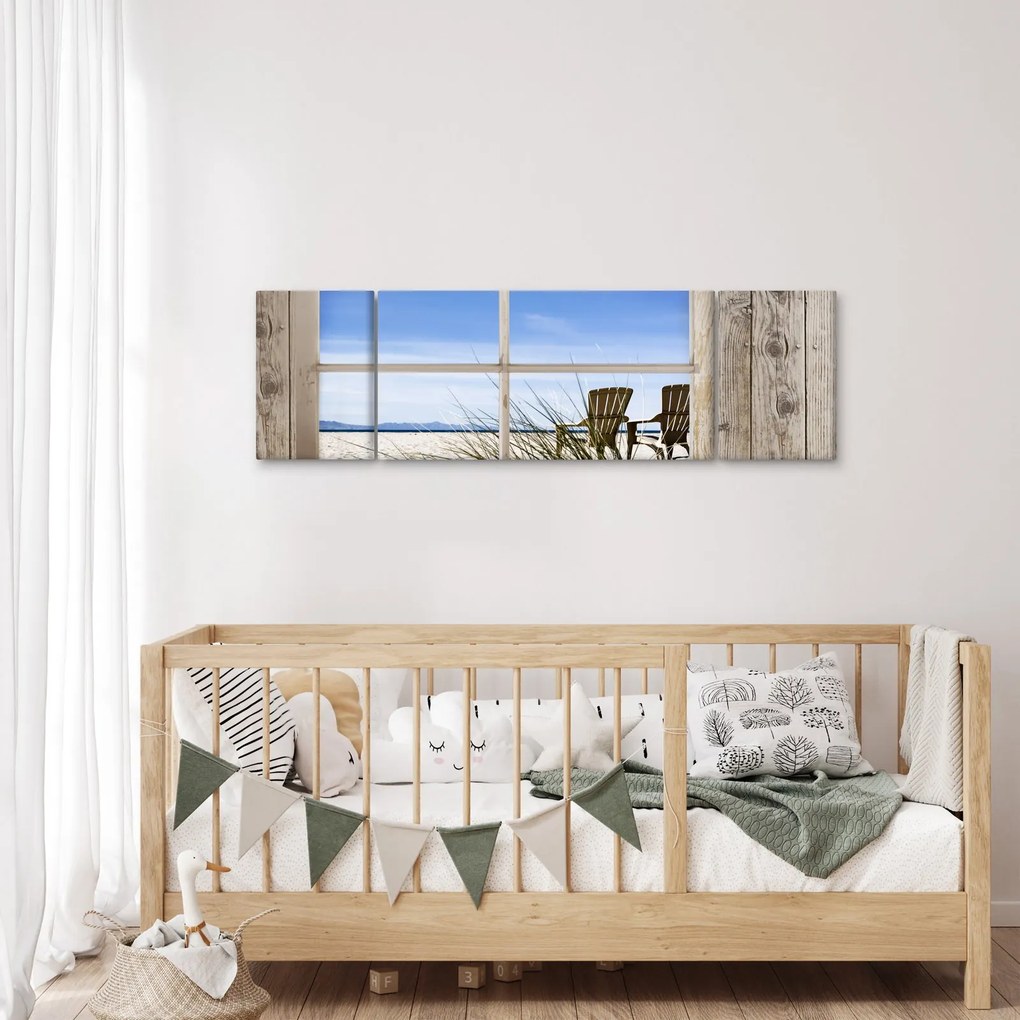 Obraz - Widok z okna (170x50 cm)