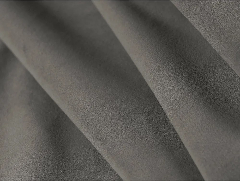 Szare tapicerowane łóżko dwuosobowe ze schowkiem i stelażem 180x200 cm Eric – Micadoni