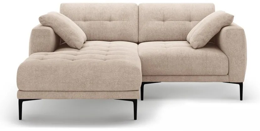 Jasnobrązowy narożnik (lewostronny/z szezlongiem) Bemy – Micadoni