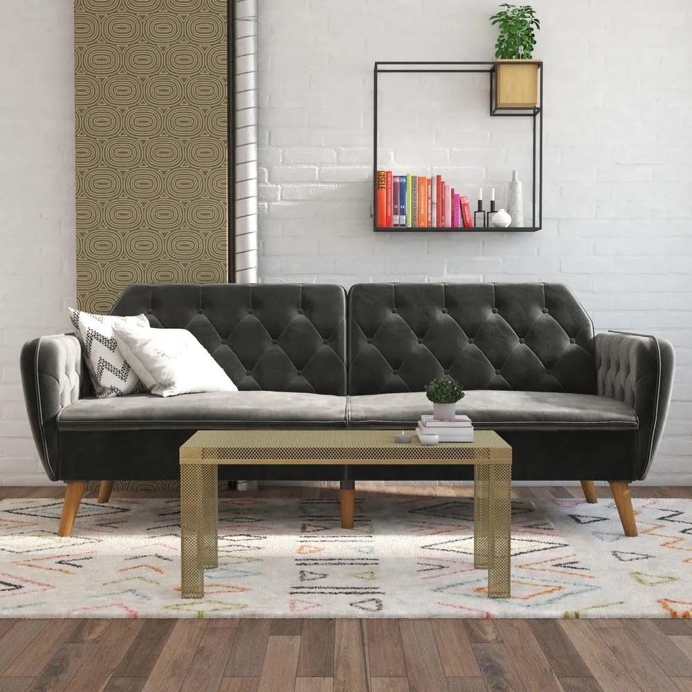 Szara rozkładana sofa 211 cm Tallulah – Novogratz