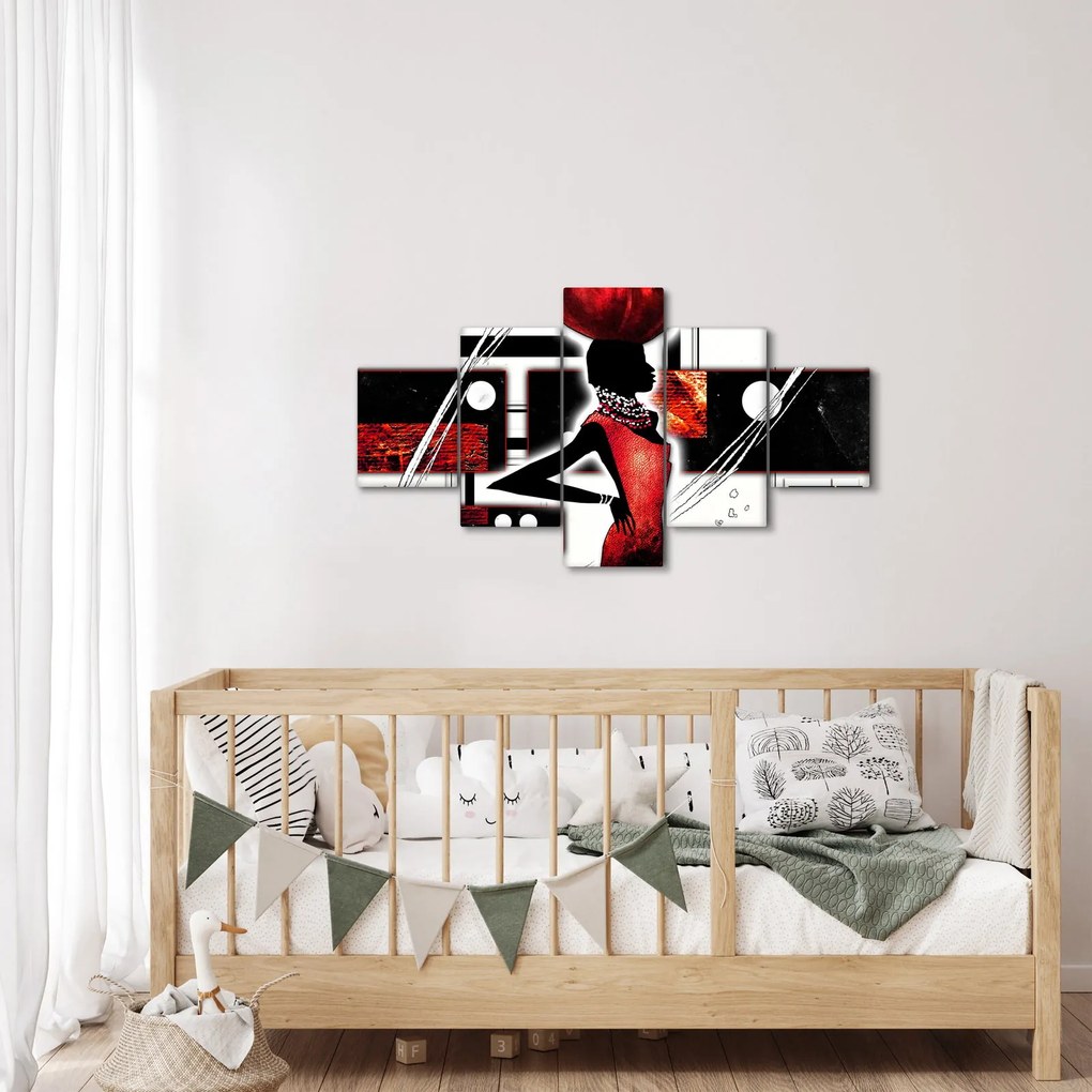 Obraz obrazu starożytnej damy (125x70 cm)