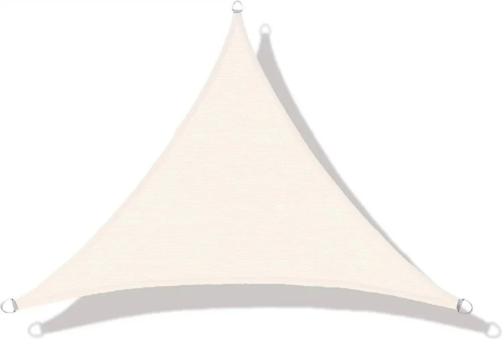 Trójkątny żagiel przeciwsłoneczny tarasowy 192B - 5x5x5 m, beżowy