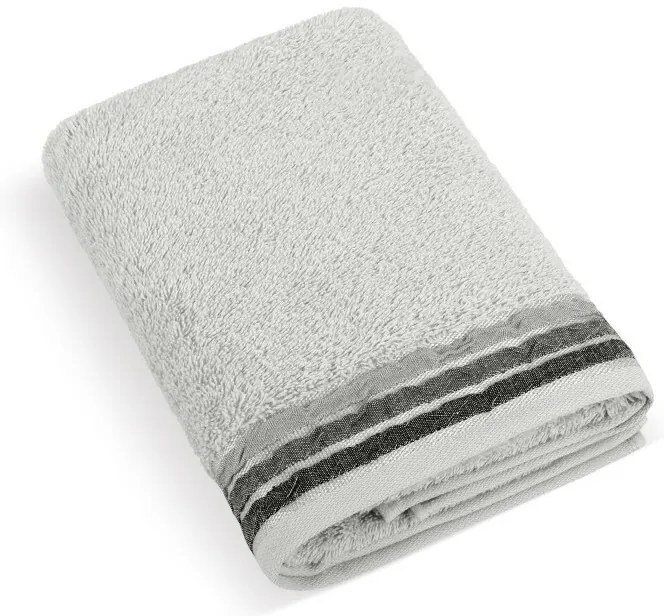 Bellatex Ręcznik frotte Léga szary, 70 x 140 cm, 70 x 140 cm