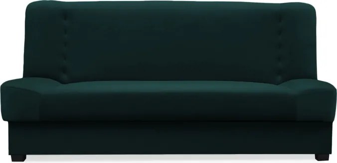 Sofa z Funkcją Spania PIANO Rozkładana Wersalka Dwuosobowa Zielona Nowoczesna do Salonu