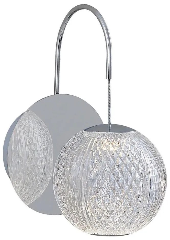 Lampa ścienna LED CREMONA LED/5W/230V 3000K chrom matowy