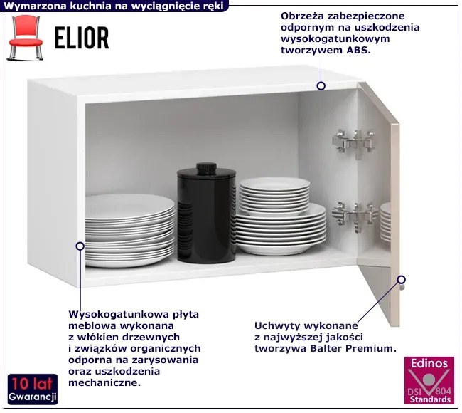 Szafka kuchenna wisząca w kolorze cappuccino M5-S30